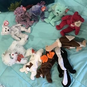 10 beanie babies